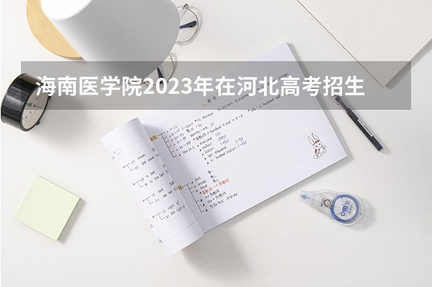 海南医学院2023年在河北高考招生多少人