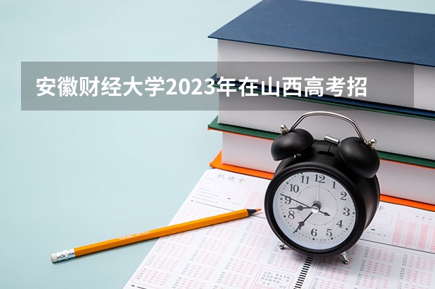 安徽财经大学2023年在山西高考招生多少人