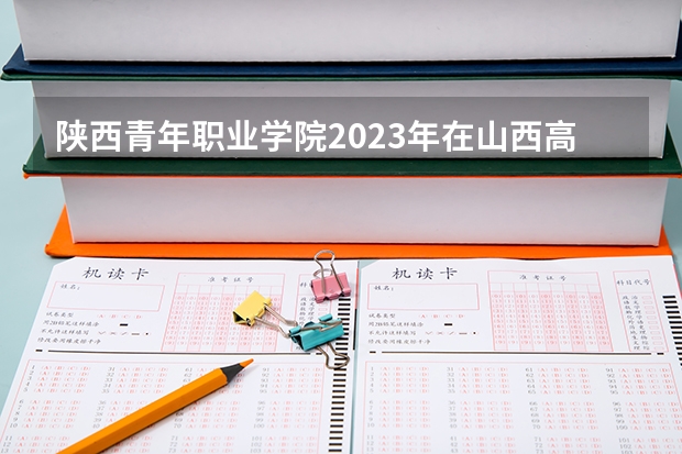 陕西青年职业学院2023年在山西高考招生多少人