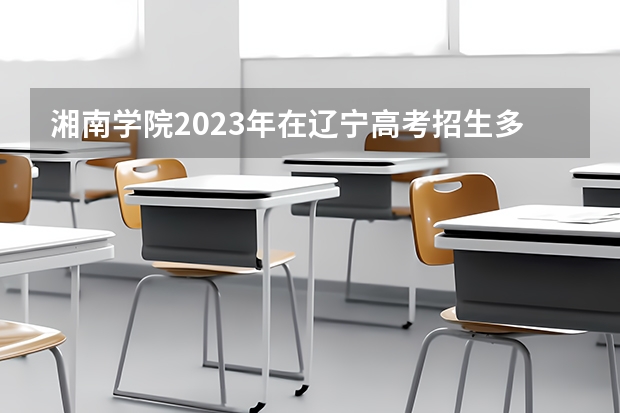 湘南学院2023年在辽宁高考招生多少人