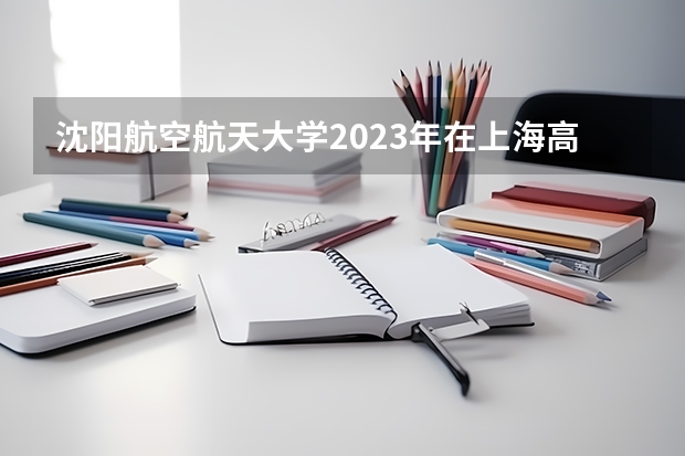 沈阳航空航天大学2023年在上海高考招生多少人