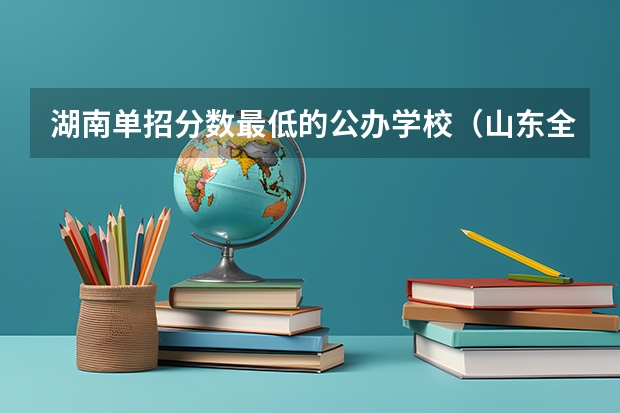 湖南单招分数最低的公办学校（山东全日制大专院校单招分数最低的是哪所）